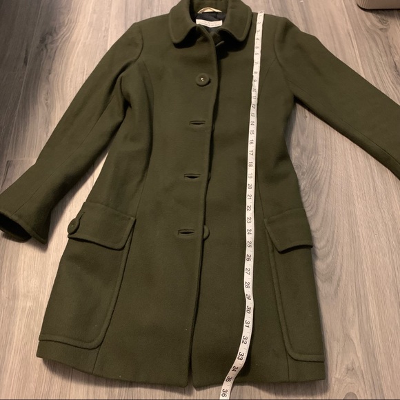 RAG & BONE Wool Fit and Flare Slit Cuff Coat 4 - Picture 9 of 12